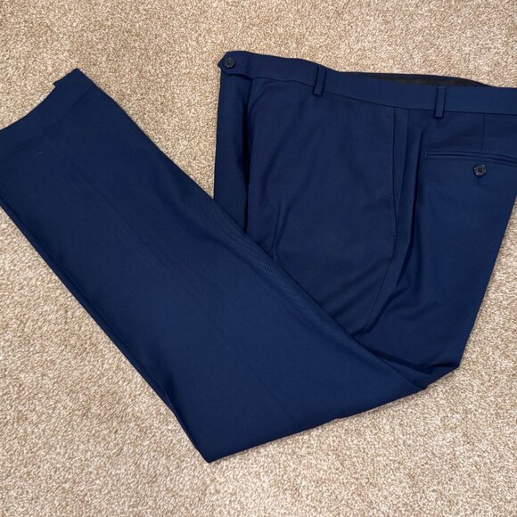 Mens 32 x 32 Apt 9 Premier Flex Slim-Fit Essential Navy Blue Suit Pants Slacks - Picture 5 of 5